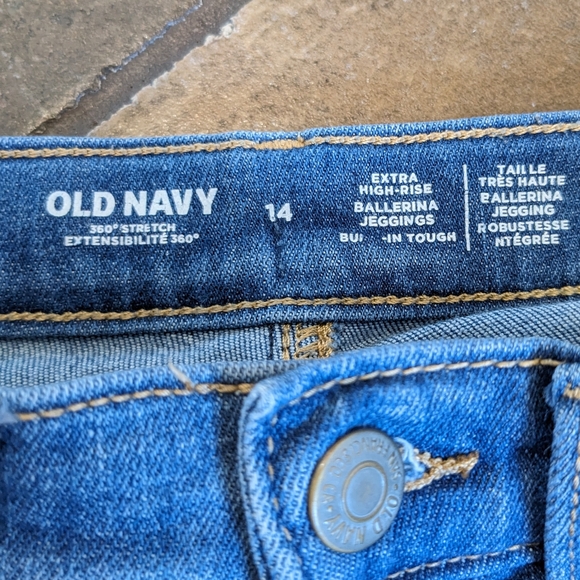 Old Navy Extra Highrise Ballerina Jeggings 360degree stretch Girls Size … - Picture 14 of 15